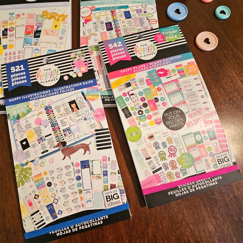 BUNDLE OF 4 Sticker Books by The Happy Planner NEW - Picture 3 of 7